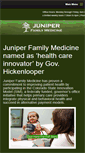 Mobile Screenshot of juniperfamilymedicine.com